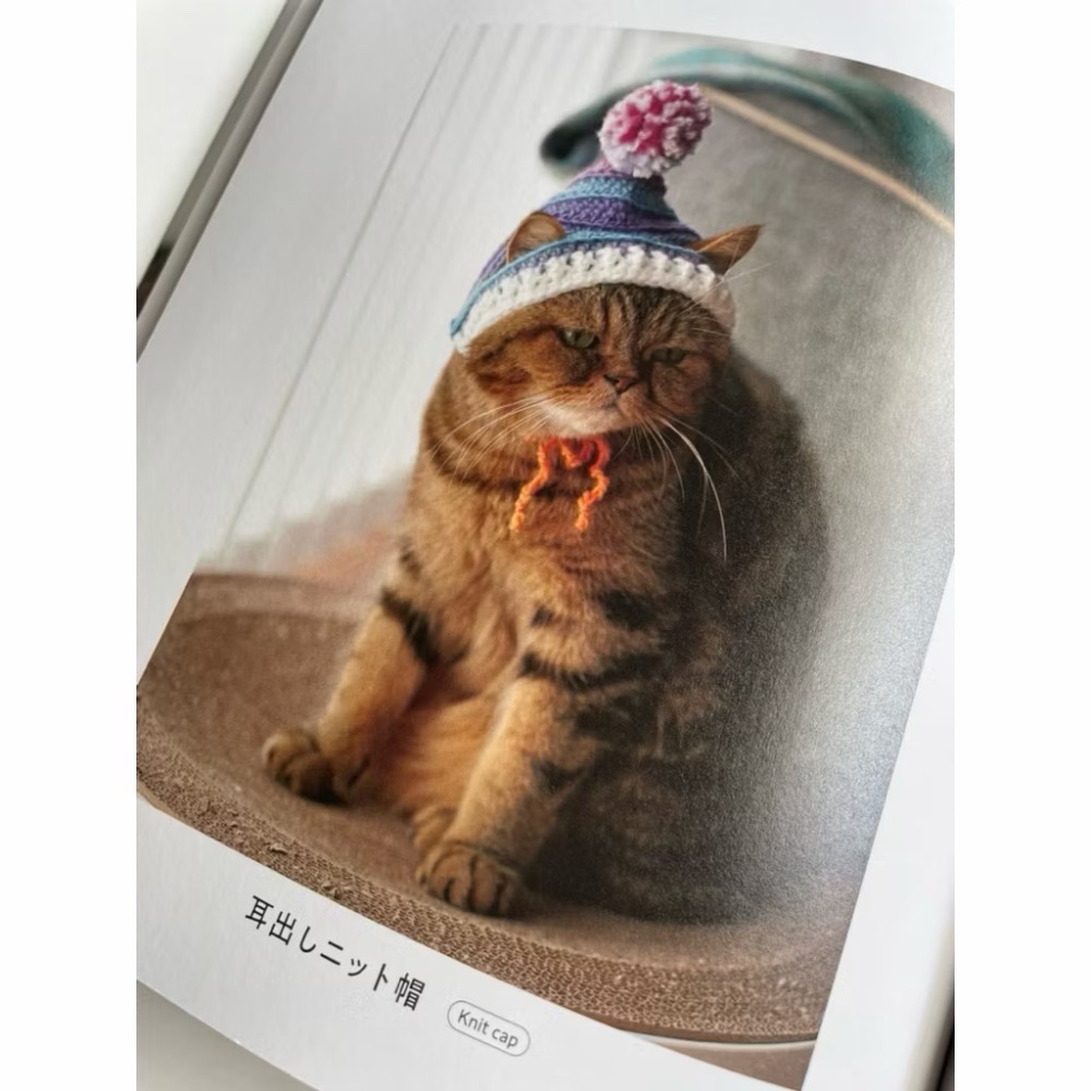 日文編織書 貓咪寅次郎與鉤針編織小物寫真＆製作手藝集-細節圖2