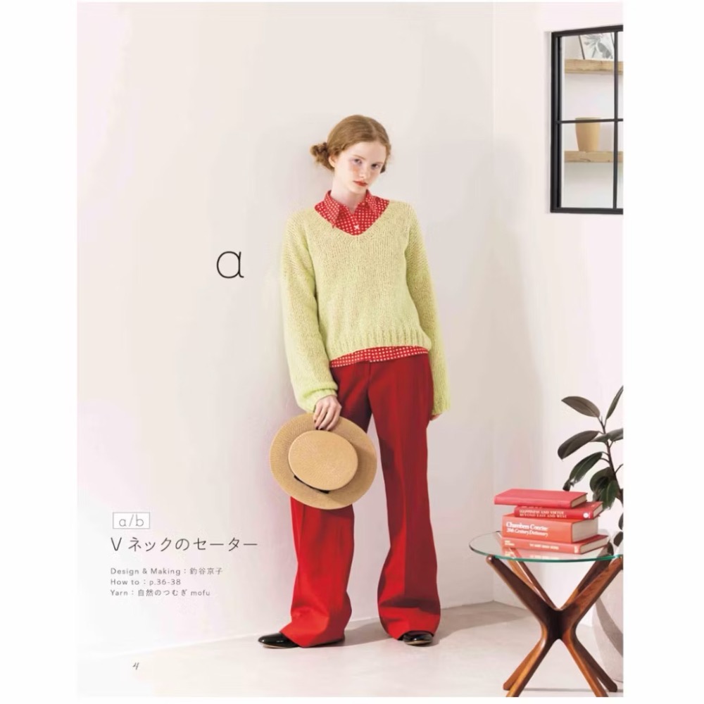 日文編織書 棒針＆鉤針編織每日服飾與小物作品集-細節圖10