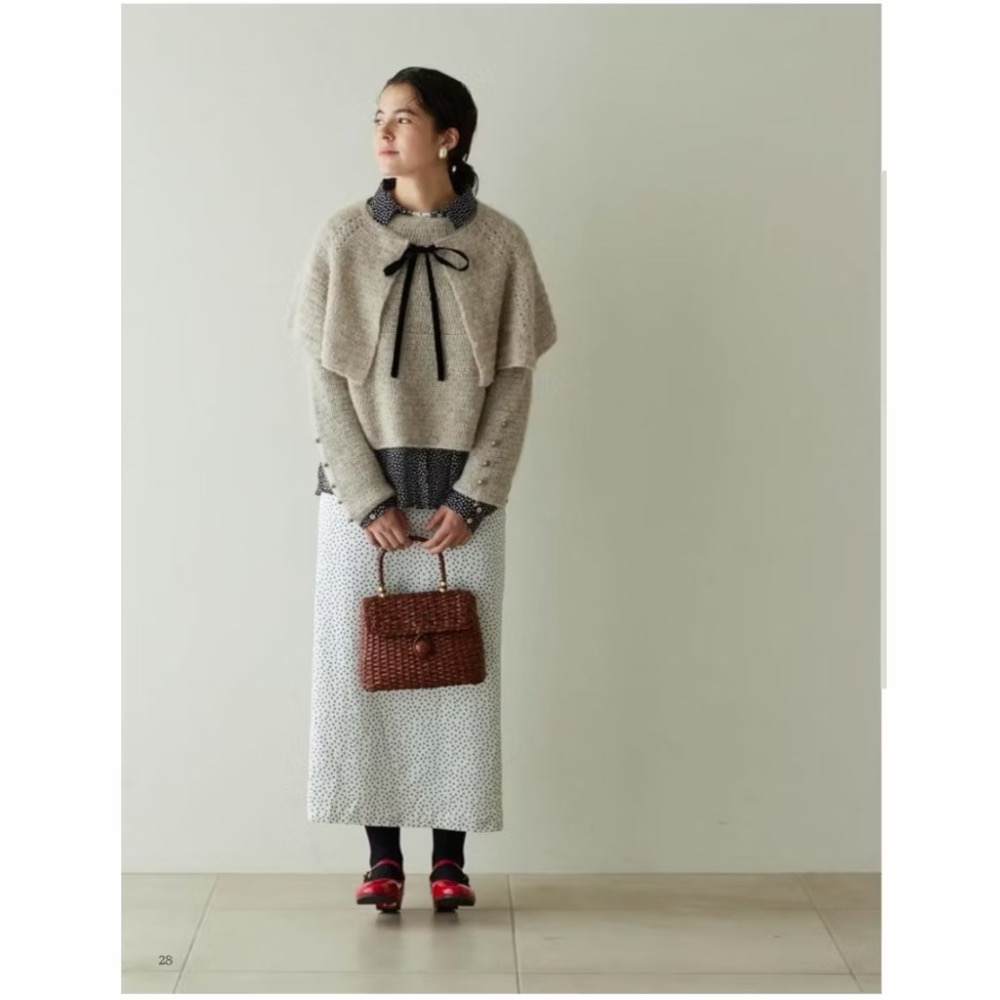 日本編織書 四季皆宜棒針鉤針時髦編織服飾手藝作品集-細節圖6