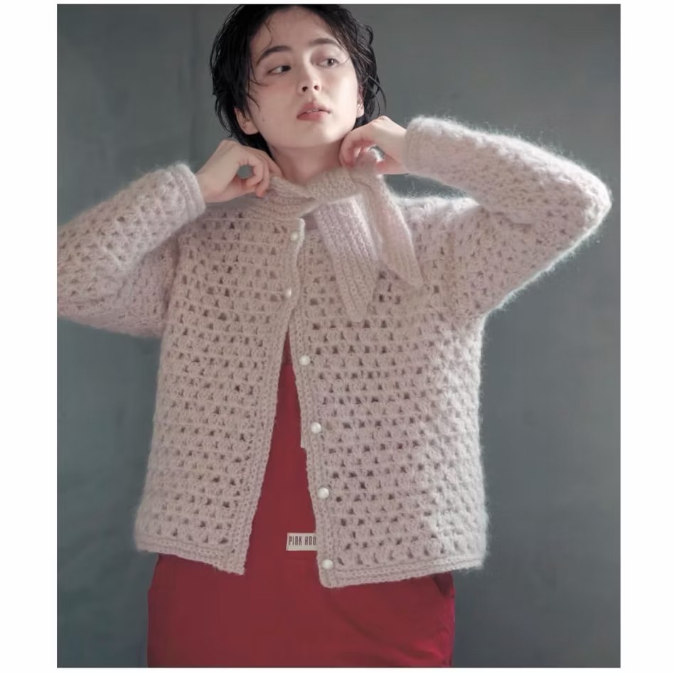 日文編織書 大人時髦服飾小物編織作品集 NO.01-細節圖6