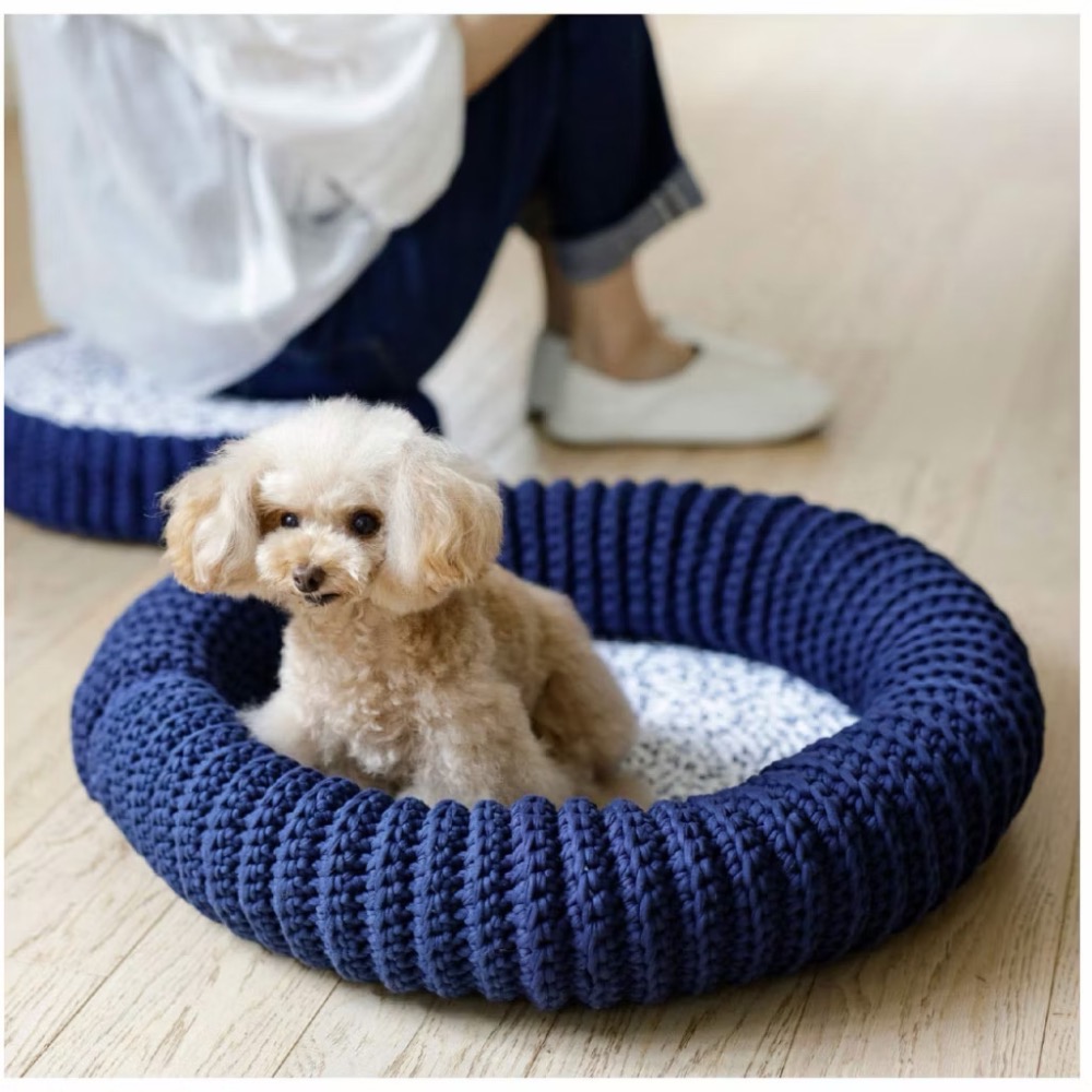 日文編織書 手編棒針編織可愛小狗溫暖服飾小物作品集-細節圖6