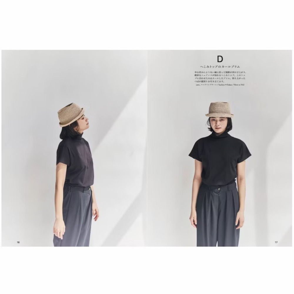 日文編織書 BASIC PLAN＋鉤針編織夏季帽子與小物作品集-細節圖4