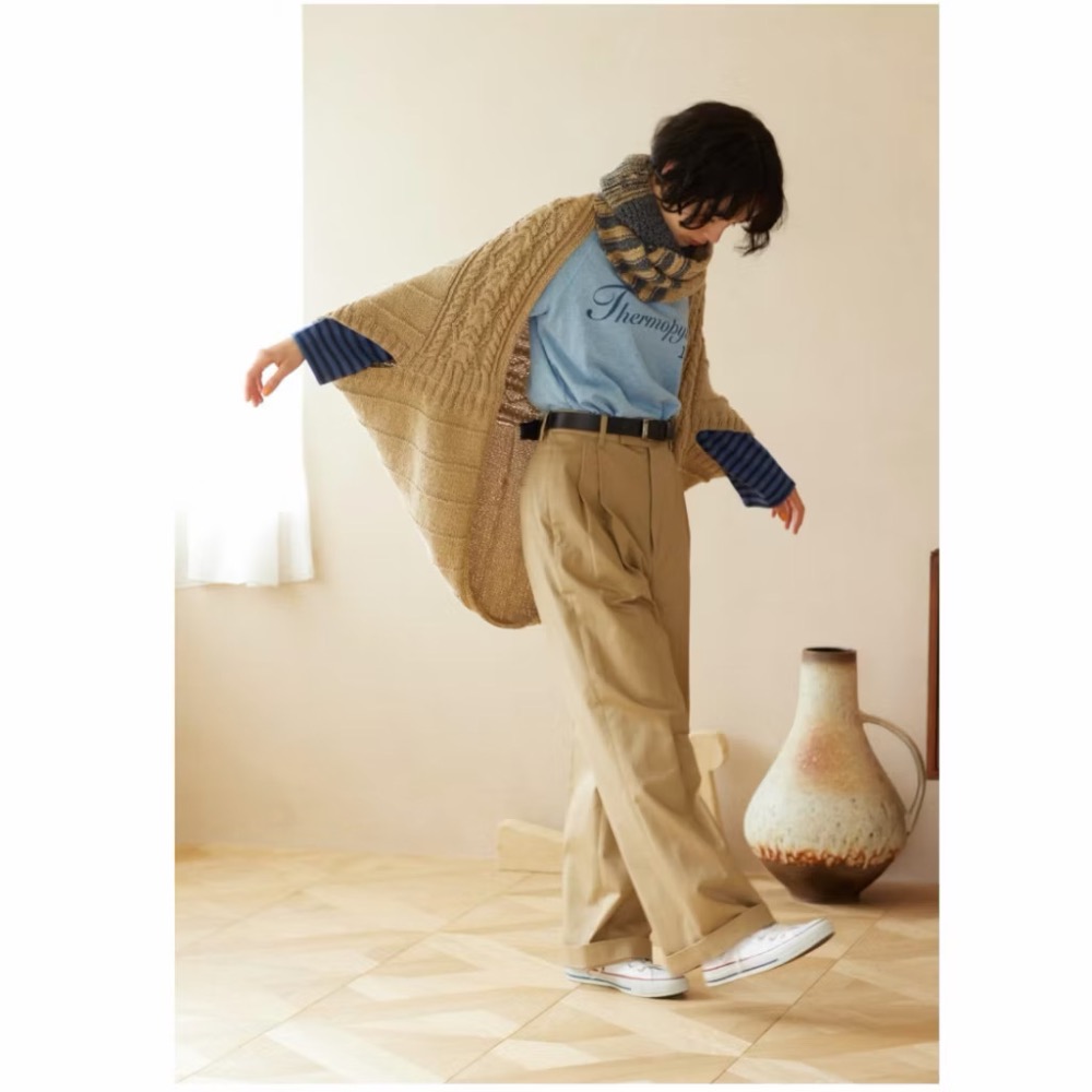 日文編織書 自然風格服飾與繽紛小物棒針鉤針編織作品集-細節圖3