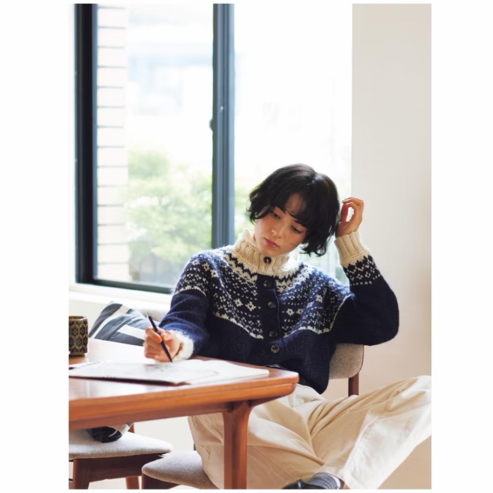 日文編織書 自然風格服飾與繽紛小物棒針鉤針編織作品集-細節圖7