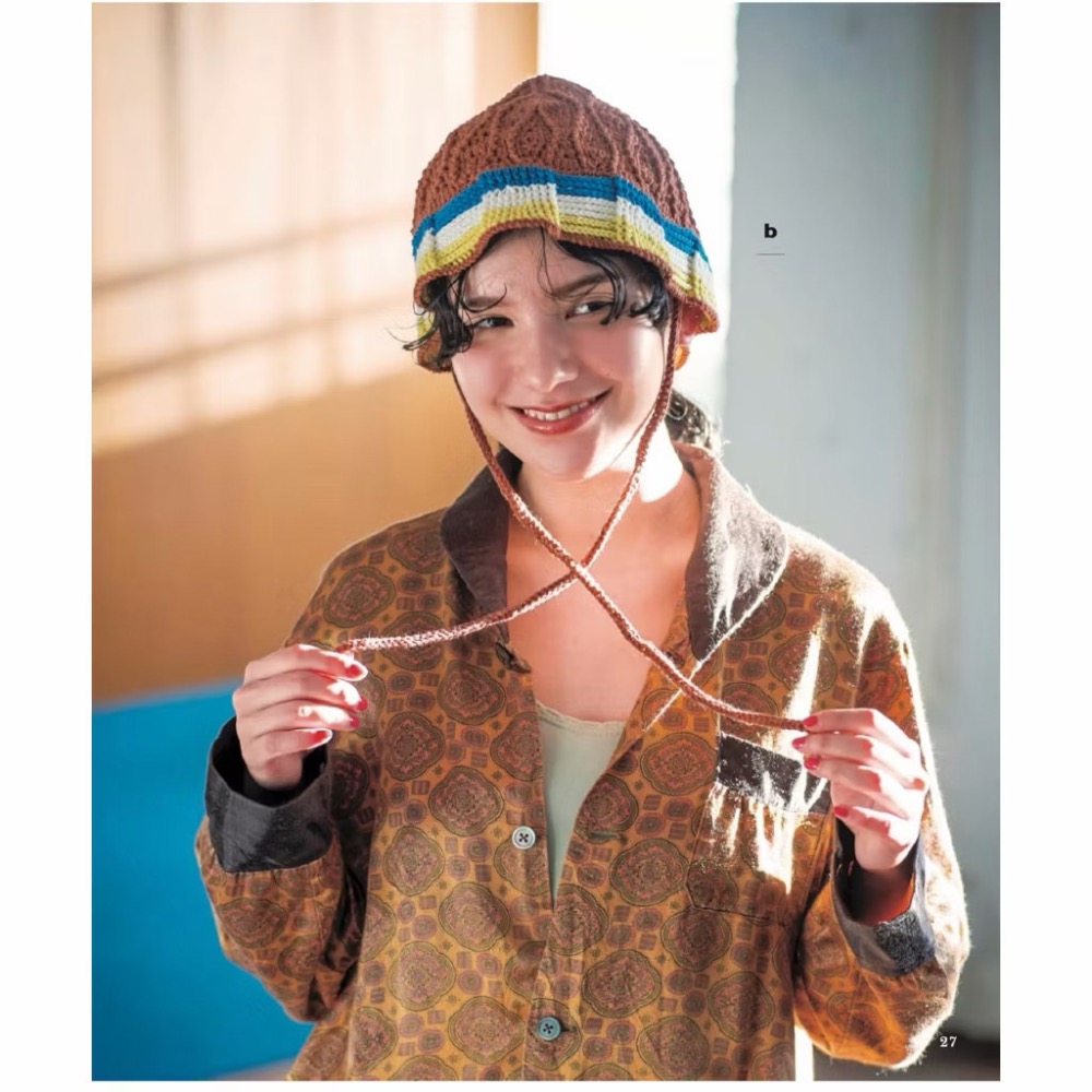 日文編織書 大人時髦服飾小物編織作品集 NO.02-細節圖3