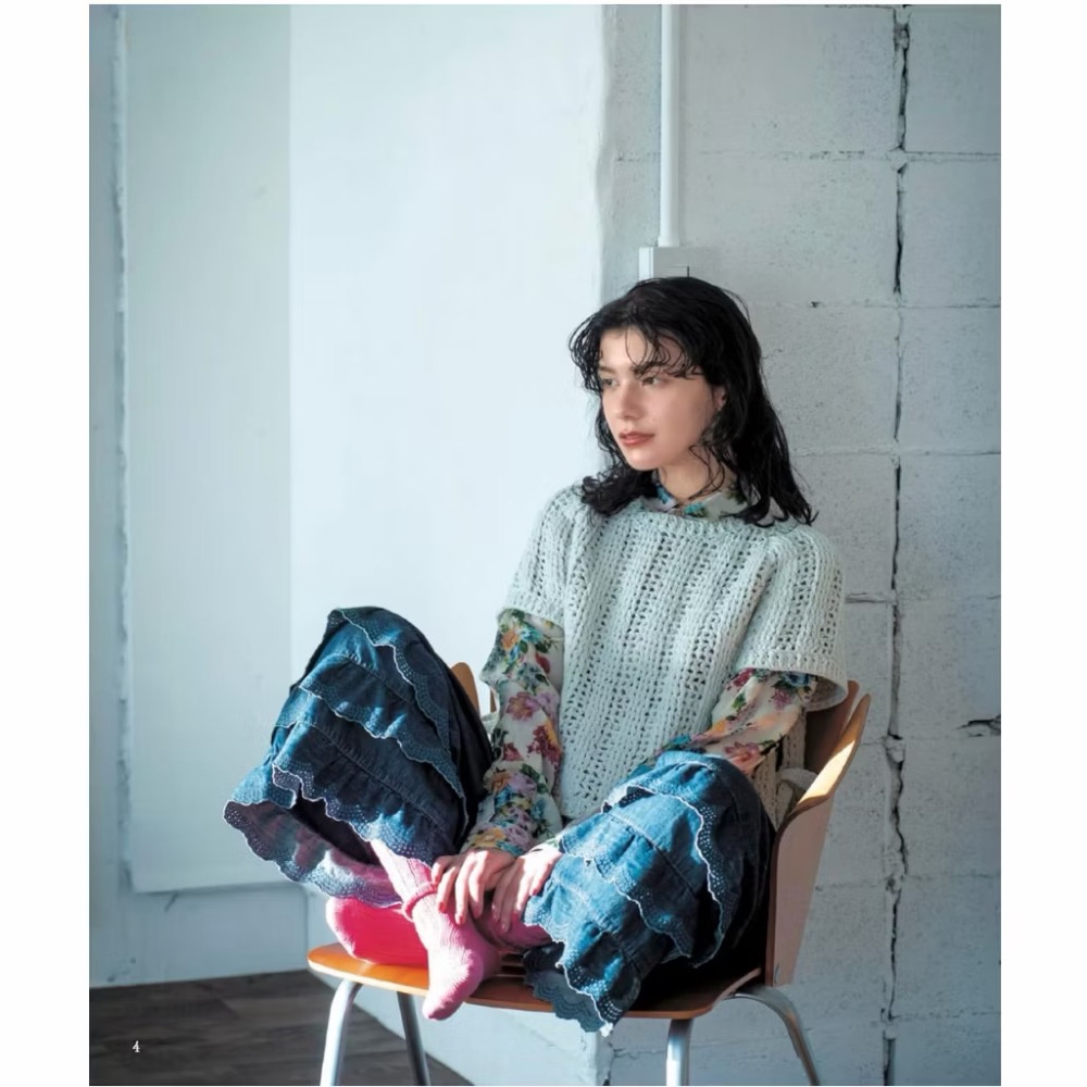 日文編織書 大人時髦服飾小物編織作品集 NO.02-細節圖7