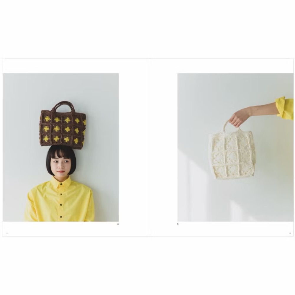 日文編織書 Daruma 橫田 Summer Bag2 編織包 棒針 鉤針-細節圖3
