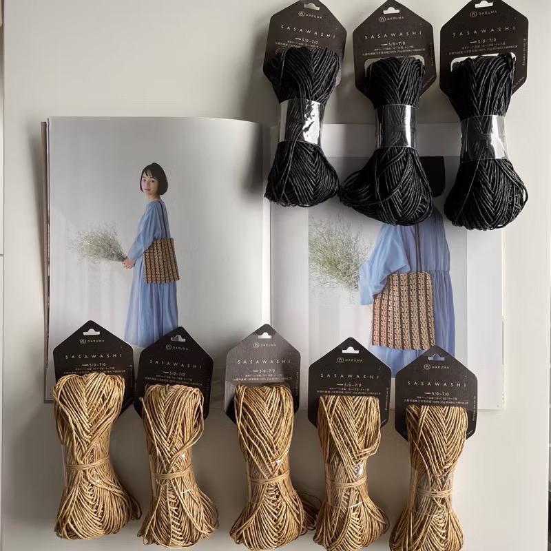 日文編織書 Daruma 橫田 Summer Bag2 編織包 棒針 鉤針-細節圖5