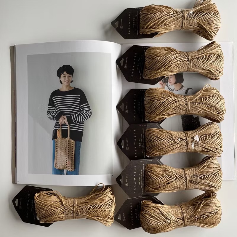 日文編織書 Daruma 橫田 Summer Bag2 編織包 棒針 鉤針-細節圖6
