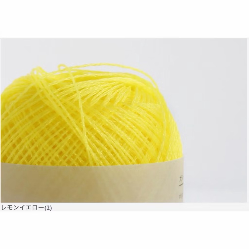 Daruma Placord 3ply 塑膠網袋鉤針編織材料包（非成品）-規格圖2