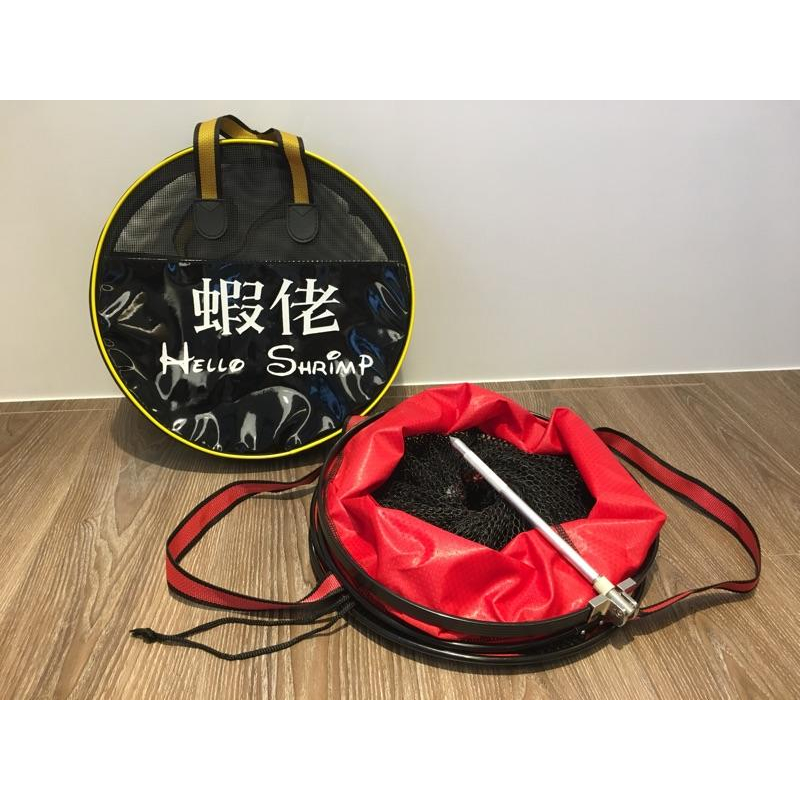 「蝦佬HelloShrimp」獨家設計販售池釣魚網、泰國蝦網、龍蝦網、蟹網 網寛34*長度90公分可加購自重棒 非蝦彩-細節圖2