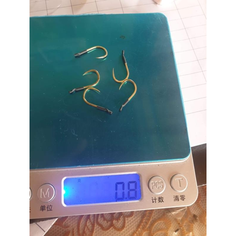 蝦佬 HelloShrimp 無倒刺金千又5號鉤歪嘴偏鉤斜口海釣池釣戰鬥彩金池 烏鰡魚 福壽魚 黑毛白毛 大戰龍蝦螃蟹-細節圖3