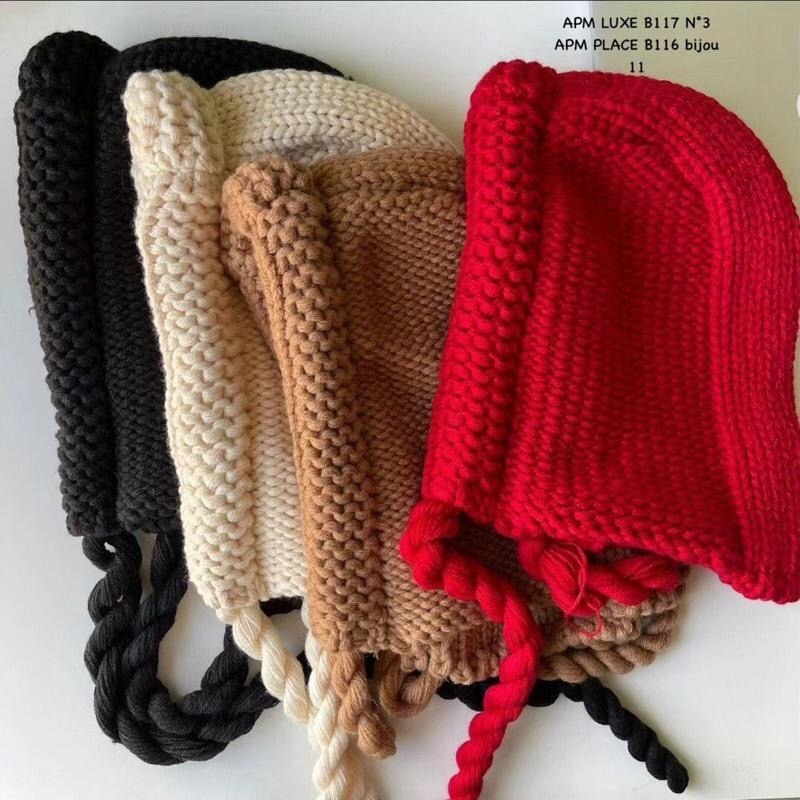 MiaoMiao Korea 小紅帽在這裡❤️ 針織護耳毛帽 冬季 東大門 正韓代購-細節圖8