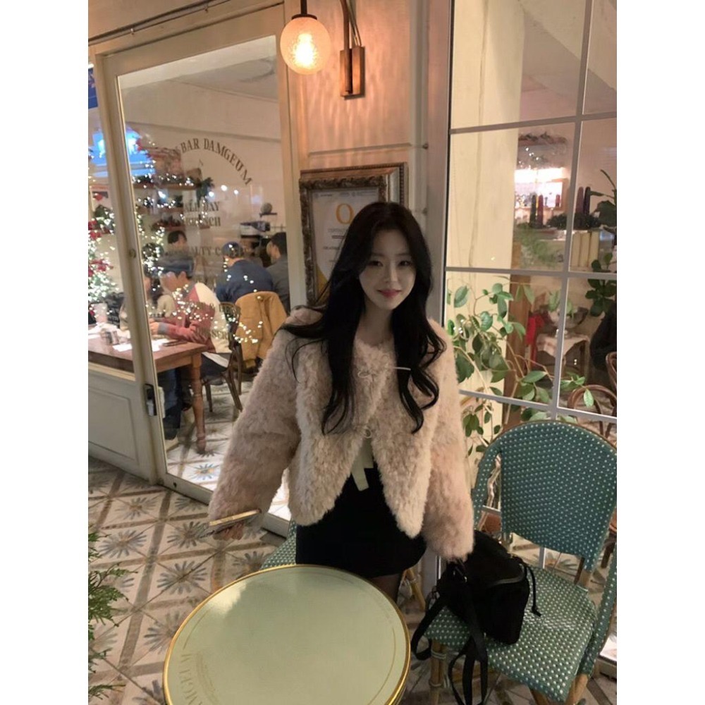 MiaoMiao Korea 奢華暖冬毛絨絨外套💝 冬季 東大門 正韓代購-細節圖2