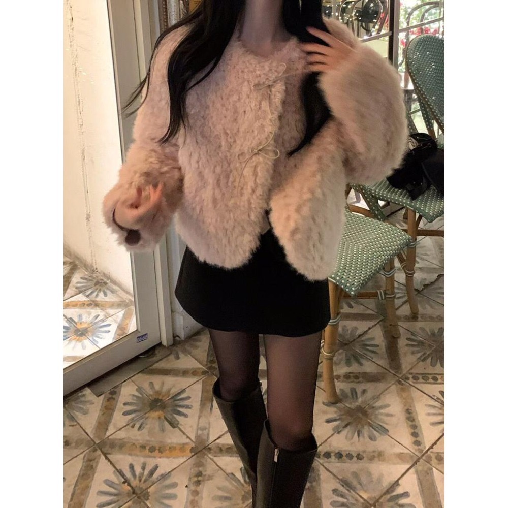 MiaoMiao Korea 奢華暖冬毛絨絨外套💝 冬季 東大門 正韓代購-細節圖7