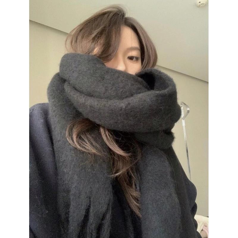 MiaoMiao Korea 25色🎨很大一條的軟糯圍巾 秋冬 東大門 正韓代購-細節圖3