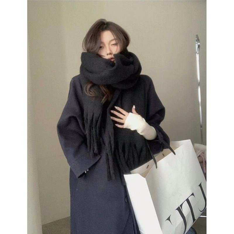 MiaoMiao Korea 25色🎨很大一條的軟糯圍巾 秋冬 東大門 正韓代購-細節圖4