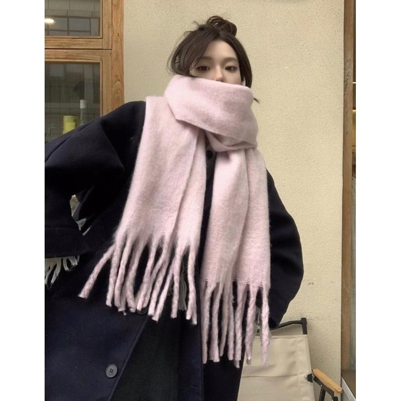 MiaoMiao Korea 25色🎨很大一條的軟糯圍巾 秋冬 東大門 正韓代購-細節圖5