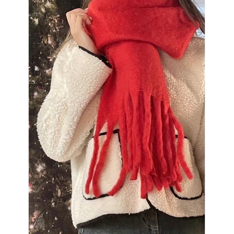 MiaoMiao Korea 25色🎨很大一條的軟糯圍巾 秋冬 東大門 正韓代購-細節圖7