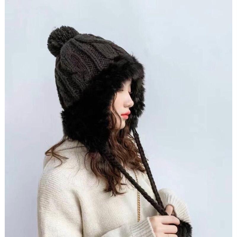 MiaoMiao Korea 好萌好可愛❣️ 飛行員毛球護耳帽 秋冬 東大門 正韓代購-細節圖8