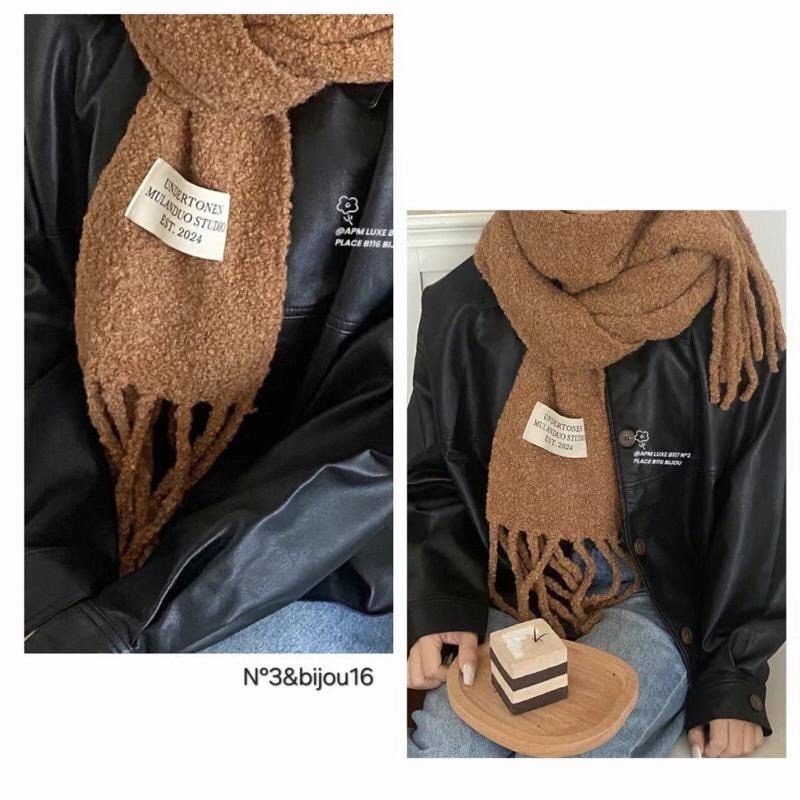 MiaoMiao Korea 網店拿貨款🔥12色 80%羊毛流蘇圍巾🐑 冬季 東大門 正韓代購-細節圖4