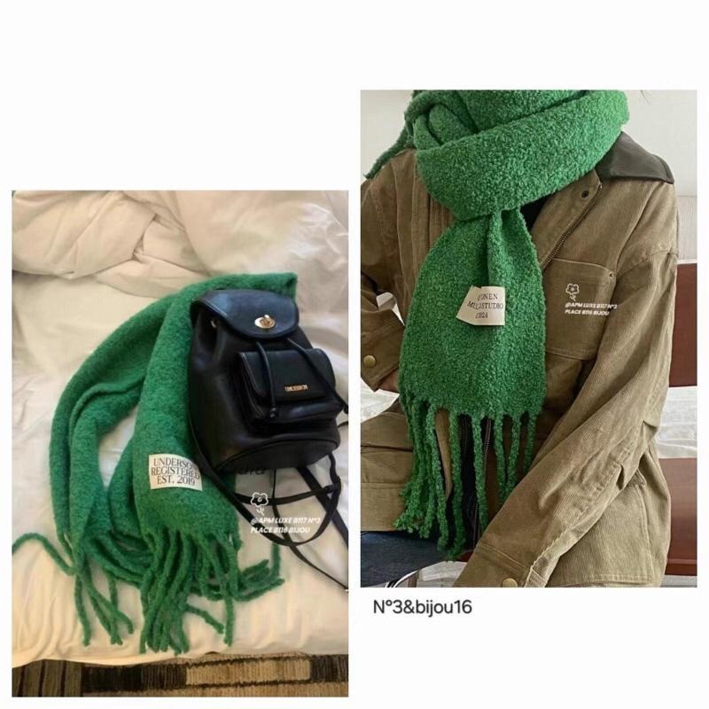 MiaoMiao Korea 網店拿貨款🔥12色 80%羊毛流蘇圍巾🐑 冬季 東大門 正韓代購-細節圖5