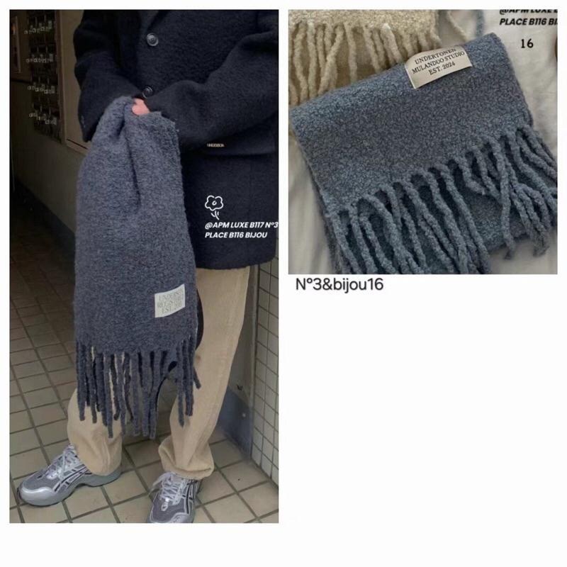 MiaoMiao Korea 網店拿貨款🔥12色 80%羊毛流蘇圍巾🐑 冬季 東大門 正韓代購-細節圖6