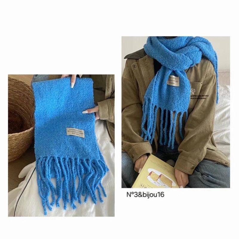 MiaoMiao Korea 網店拿貨款🔥12色 80%羊毛流蘇圍巾🐑 冬季 東大門 正韓代購-細節圖8