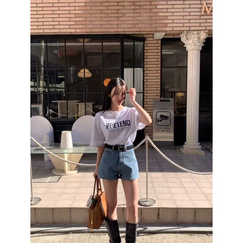 【現貨】MiaoMiao Korea 熱銷款🔥 A字牛仔短褲 Revecite 紫棋歐膩 春季 東大門 正韓代購-細節圖6