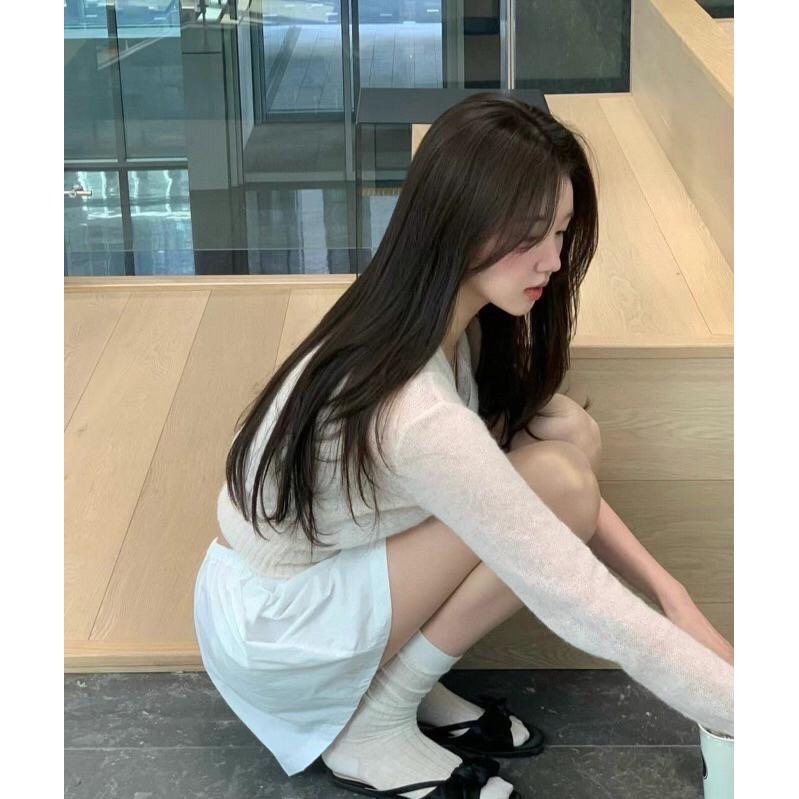 【現貨】MiaoMiao Korea 新增涼感襪❄️ 日常基本款✅ 薄款素色中筒襪 春夏 東大門 正韓代購-細節圖2