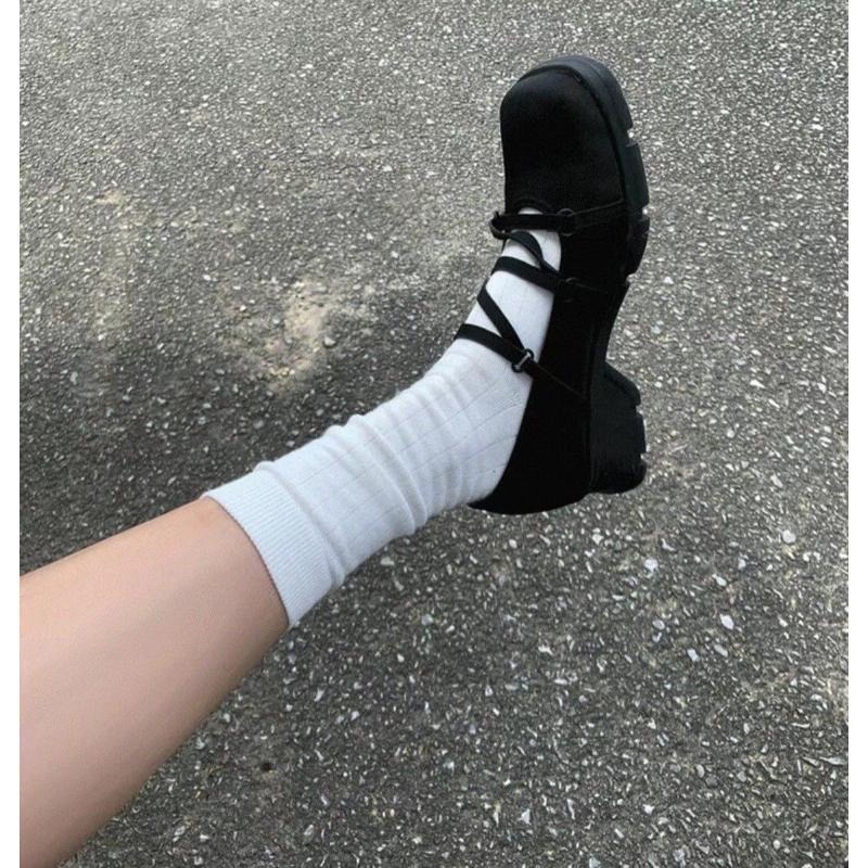 【現貨】MiaoMiao Korea 新增涼感襪❄️ 日常基本款✅ 薄款素色中筒襪 春夏 東大門 正韓代購-細節圖4