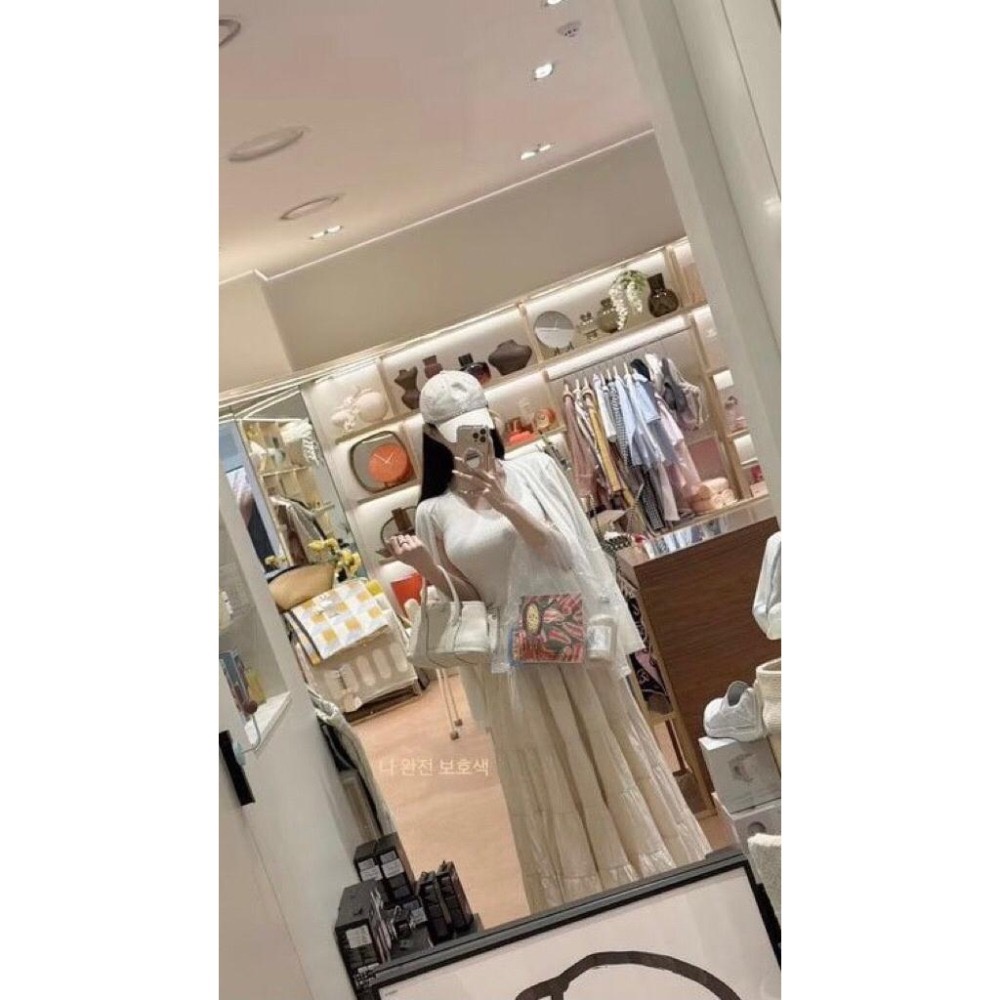 MiaoMiao Korea 仙氣溫柔 在逃千金蛋糕長裙 四季款 東大門 正韓代購-細節圖2