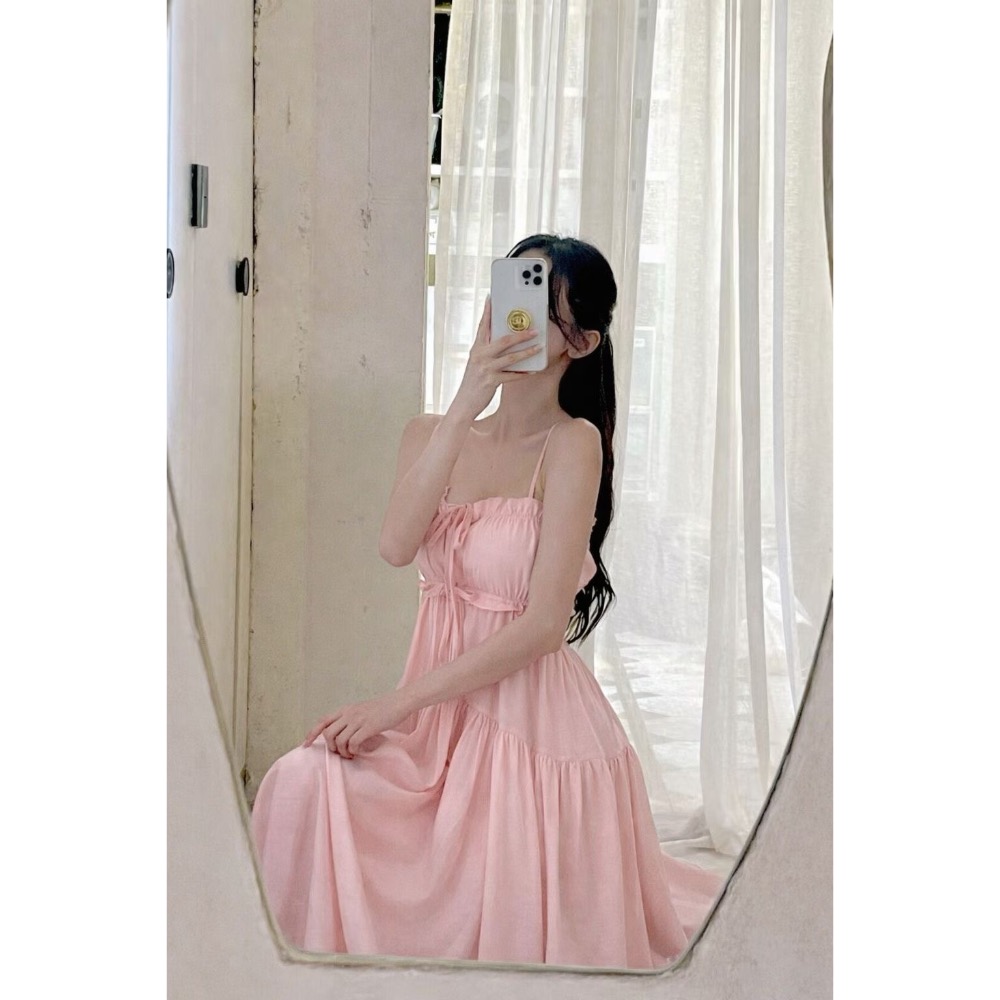 MiaoMiao Korea 女神洋裝✨ 細肩露腰女神度假長洋 夏季 東大門 正韓代購-細節圖7