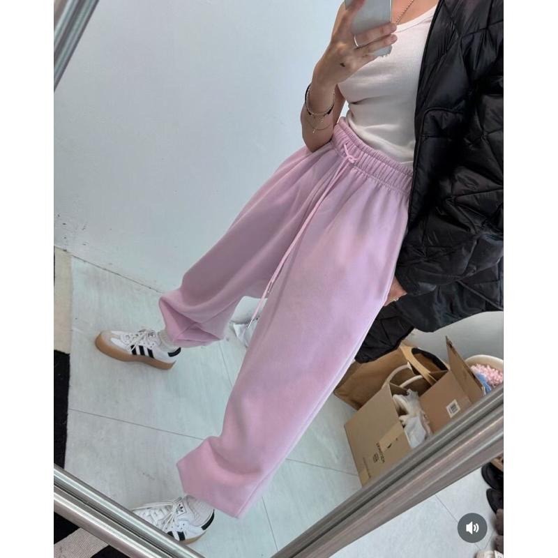 MiaoMiao Korea 抗寒必備❄️ 14色百搭刷絨縮口棉褲🌈 冬季 東大門 正韓代購-細節圖5