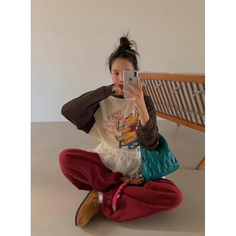 MiaoMiao Korea 抗寒必備❄️ 14色百搭刷絨縮口棉褲🌈 冬季 東大門 正韓代購-細節圖6