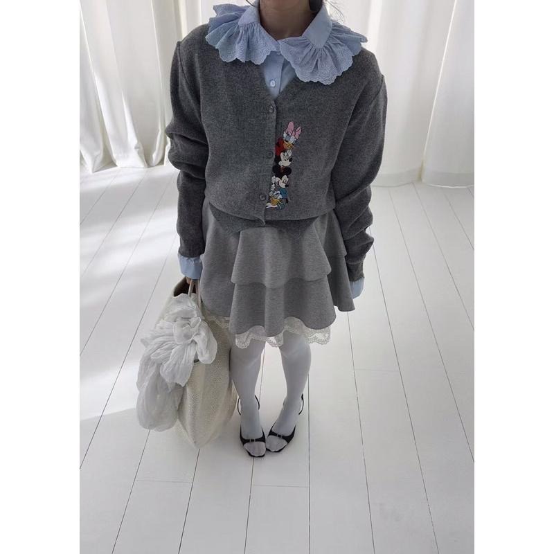 MiaoMiao Korea 正版授權 迪士尼卡通針織開衫外套 春季 東大門 正韓代購-細節圖8