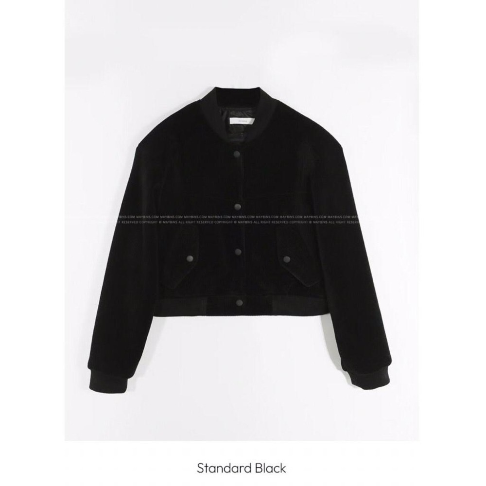MiaoMiao Korea 酷帥簡約🖤 燈芯絨棒球外套 秋季 東大門 正韓代購-細節圖9