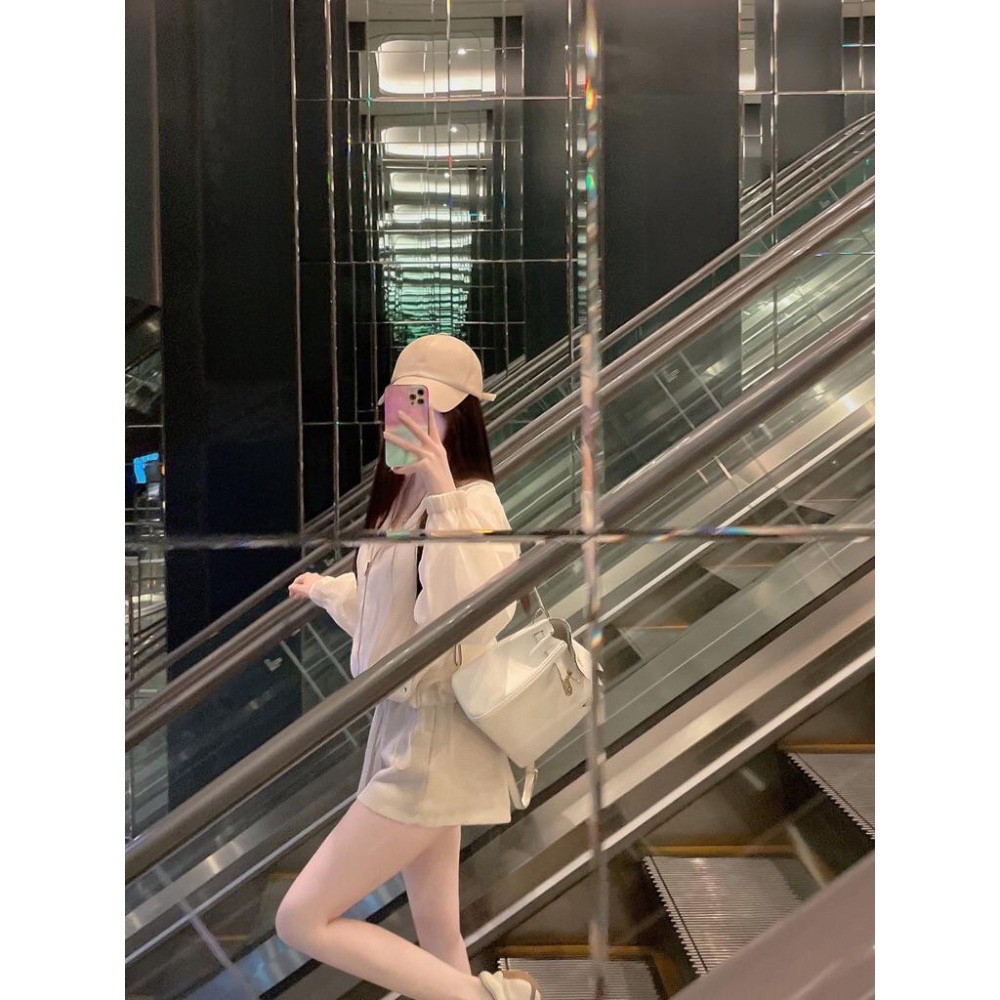 MiaoMiao Korea 韓國網紅款💗 輕透雪紡連帽休閒外套 秋季 東大門 正韓代購-細節圖5