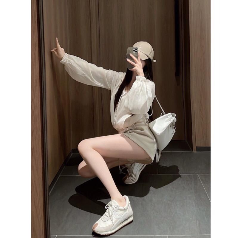 MiaoMiao Korea 韓國網紅款💗 輕透雪紡連帽休閒外套 秋季 東大門 正韓代購-細節圖7