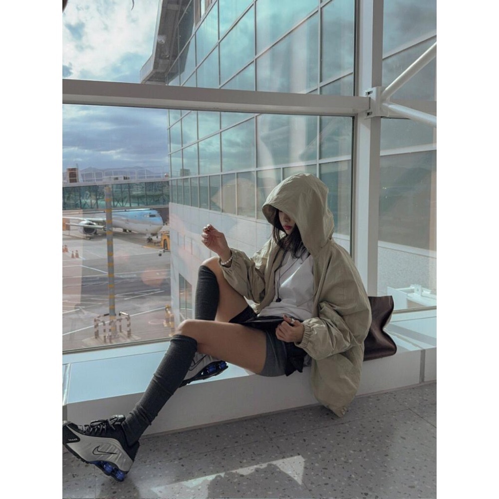 MiaoMiao Korea 百搭有型 可拆式連帽防風外套 秋季 東大門 正韓代購-細節圖3