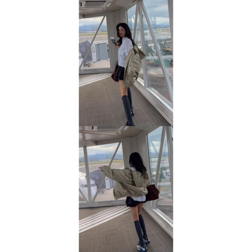 MiaoMiao Korea 百搭有型 可拆式連帽防風外套 秋季 東大門 正韓代購-細節圖4