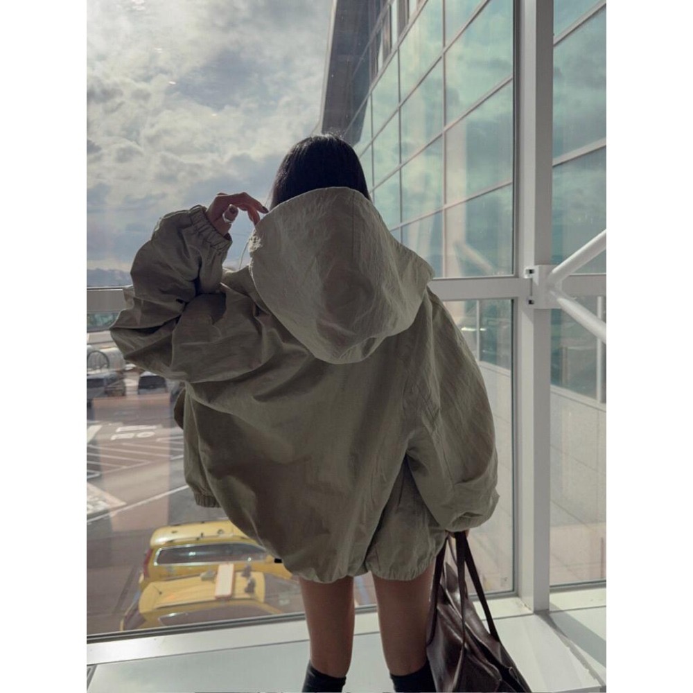 MiaoMiao Korea 百搭有型 可拆式連帽防風外套 秋季 東大門 正韓代購-細節圖6