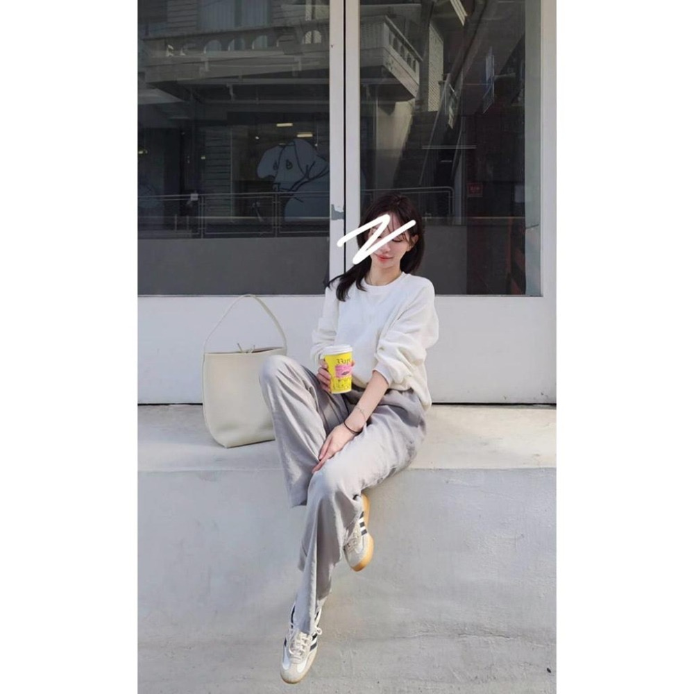 MiaoMiao Korea 鬆餅格休閒大學衛衣 Copiner 漂亮歐膩 秋季 東大門 正韓代購-細節圖7