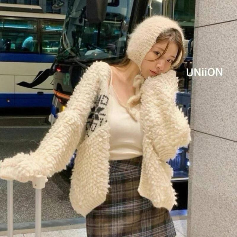 MiaoMiao Korea 超級可愛💗 針織護耳綁帶帽 秋冬 東大門 正韓代購-細節圖3