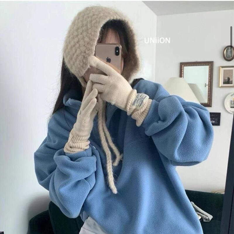 MiaoMiao Korea 超級可愛💗 針織護耳綁帶帽 秋冬 東大門 正韓代購-細節圖6