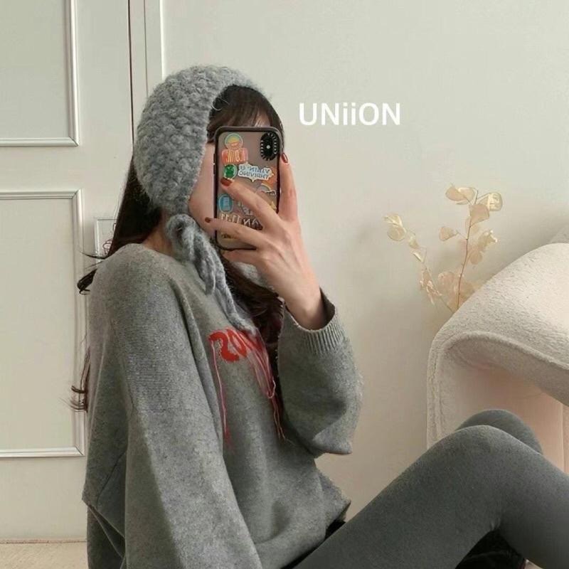 MiaoMiao Korea 超級可愛💗 針織護耳綁帶帽 秋冬 東大門 正韓代購-細節圖7