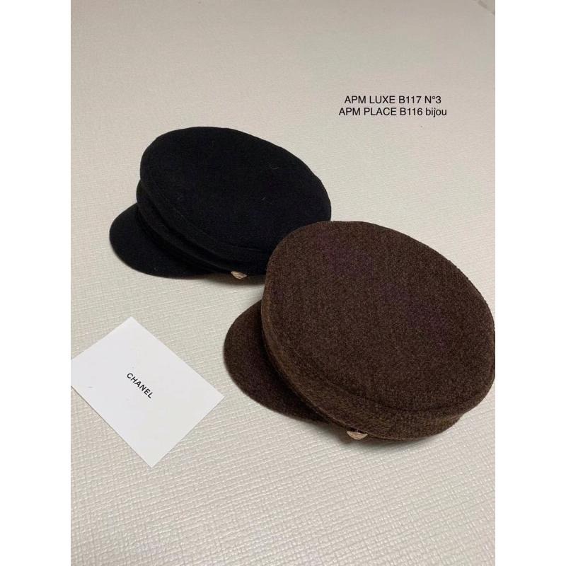 MiaoMiao Korea 模特姐姐都在戴 毛呢金釦報童帽 秋冬 東大門 正韓代購-細節圖9