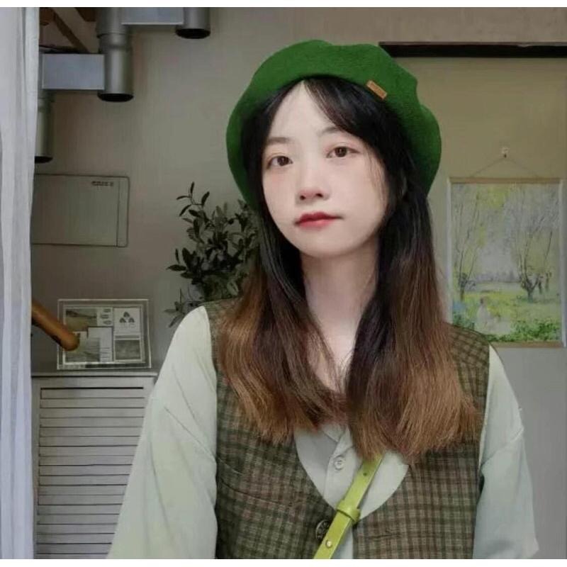 MiaoMiao Korea 網紅款 皮標貝雷帽 秋冬 東大門 正韓代購-細節圖8