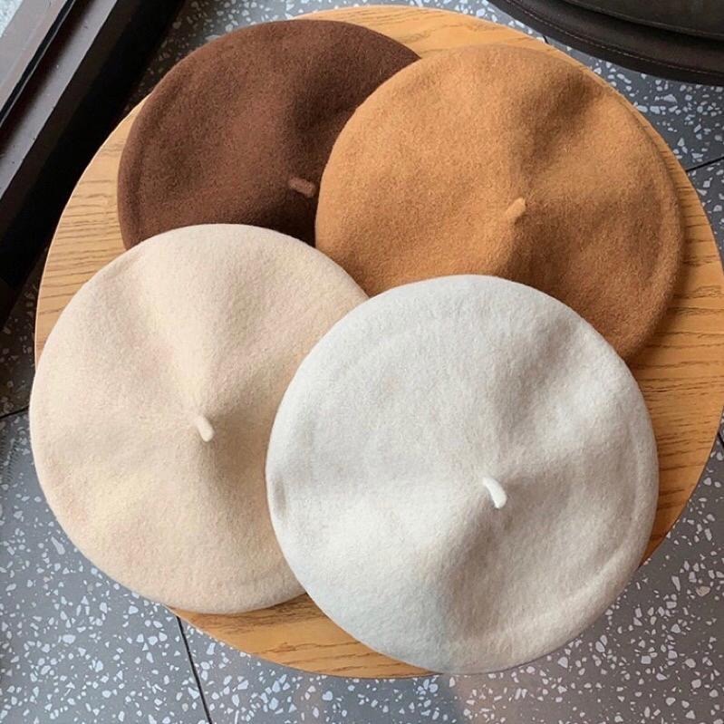 MiaoMiao Korea 網紅款 皮標貝雷帽 秋冬 東大門 正韓代購-細節圖9