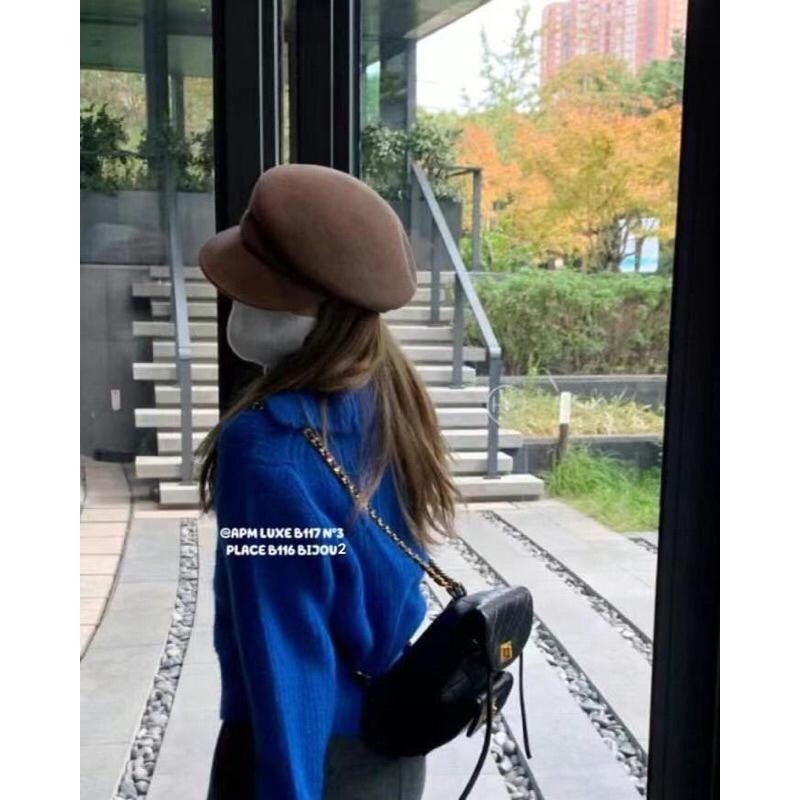 MiaoMiao Korea 平價版ca4la 羊毛挺版報童帽 秋冬 東大門 正韓代購-細節圖8